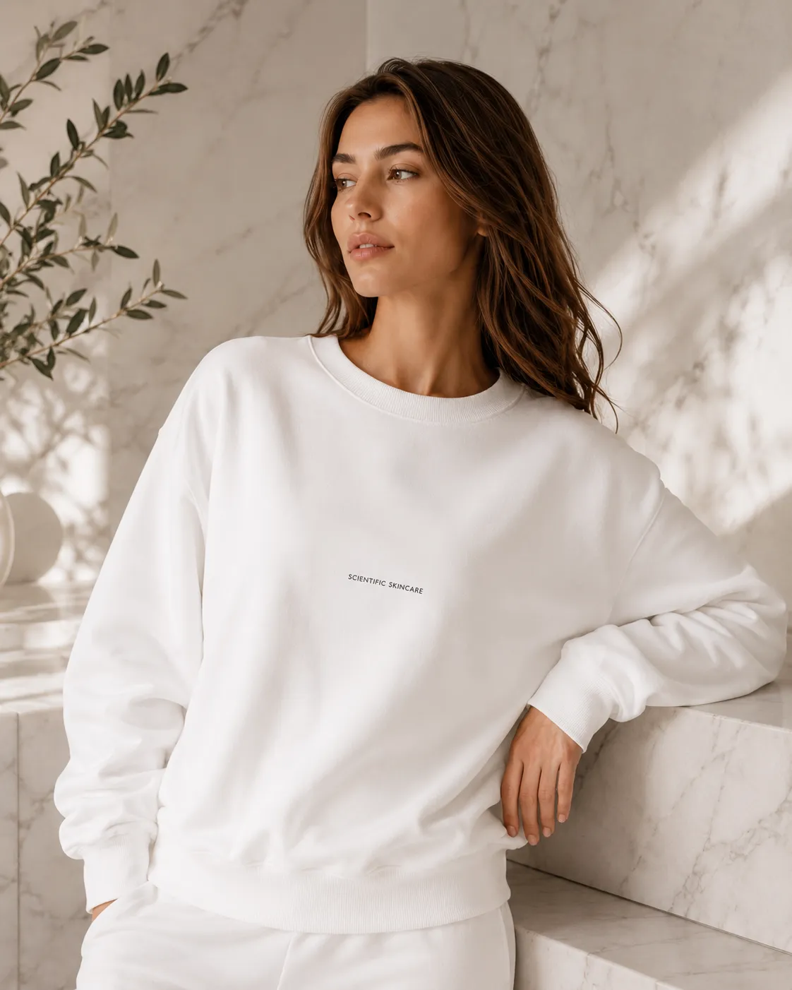 White cotton blouse