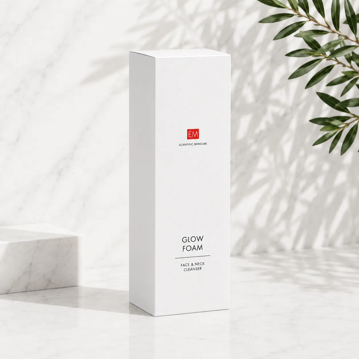 Glow Foam EM SKINCARE - Gentle and effective face & neck cleansing foam