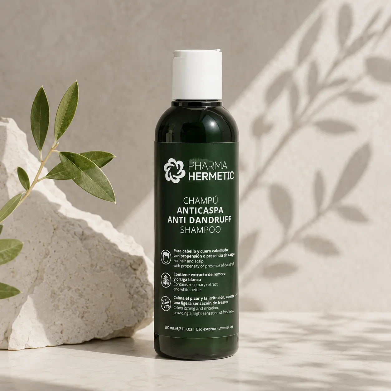 Green Remedies by Pharma Hermetic Anti Dandruff Shampoo, 200 ml